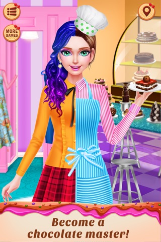 Chocolate Pastry Chef - Sweet Dessert Beauty Salon screenshot 3