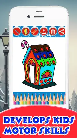 Game screenshot Christmas House Coloring Book hack