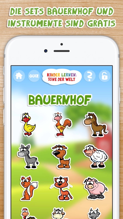 Kinder lernen: Töne der Welt