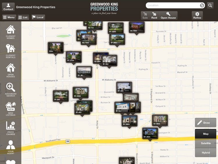 Greenwood King Properties Mobile for iPad