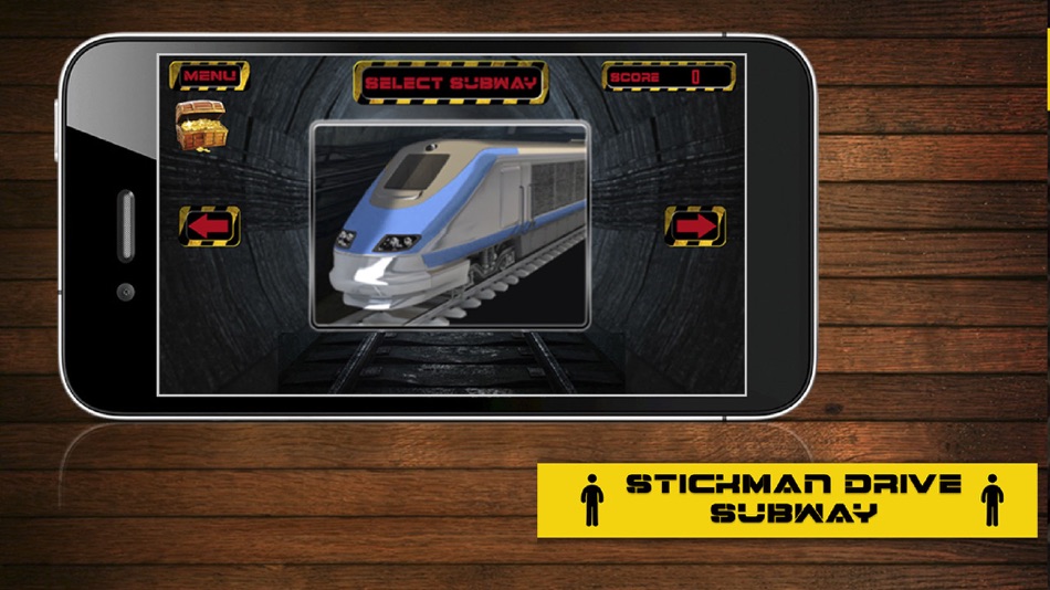 #2. Stickman Drive Subway (iOS) 由: Alina Sapolgina