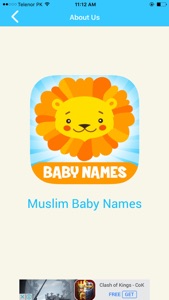 Muslim Baby Names with Meanings screenshot #1 for iPhone