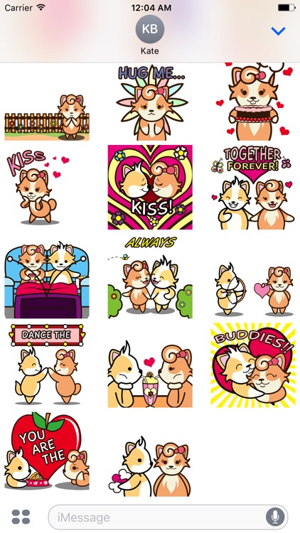 Animated CORGi Couple Love Story screenshot-4