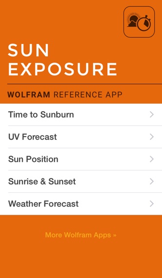 Wolfram Sun Exposure Reference Appのおすすめ画像1