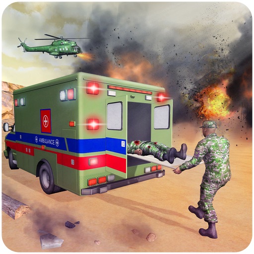 US Army Ambulance Rescue Game icon