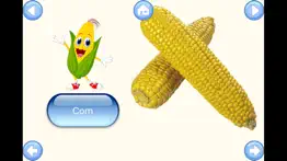 vegetable words baby learning english flash cards iphone screenshot 4