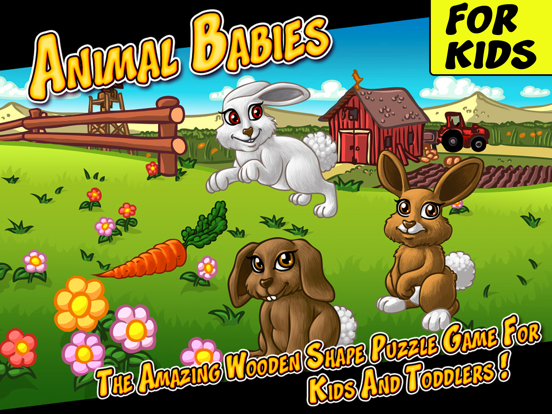 Screenshot #4 for Animal Babies - Cute Puzzles for Kids and Toddlers