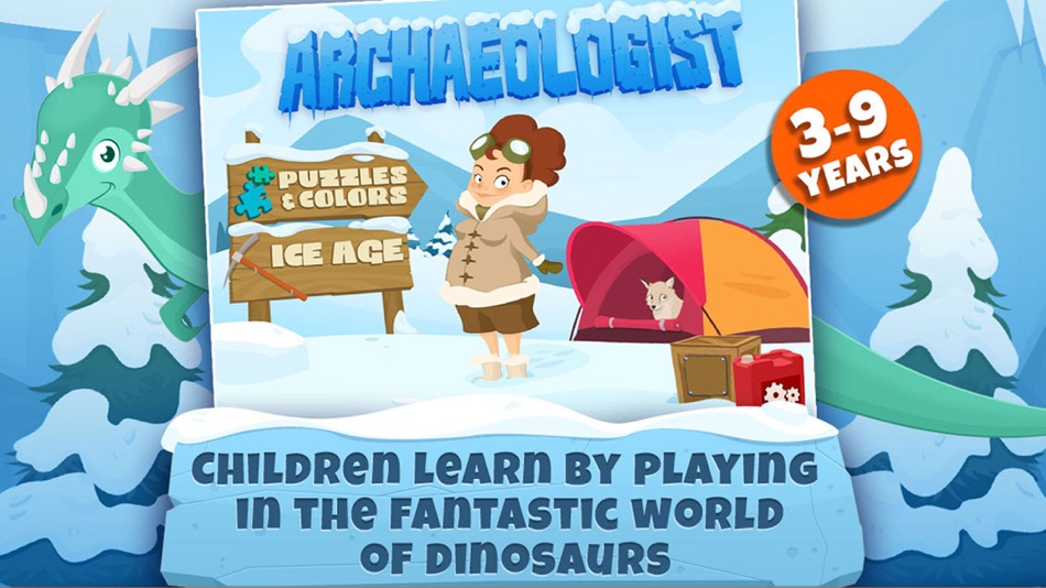 Archaeologist Dinosaur - Ice Age - Games for Kids - 1.5 - (iOS)