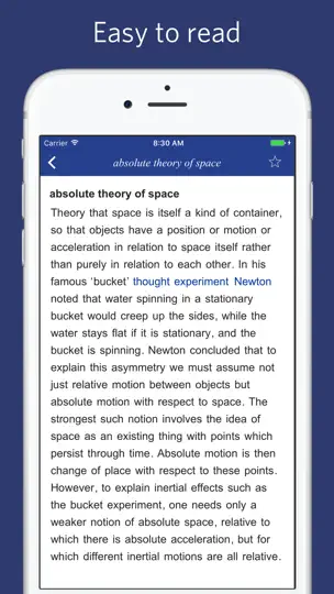 Screenshot von Philosophy Dictionary auf dem iPhone 2