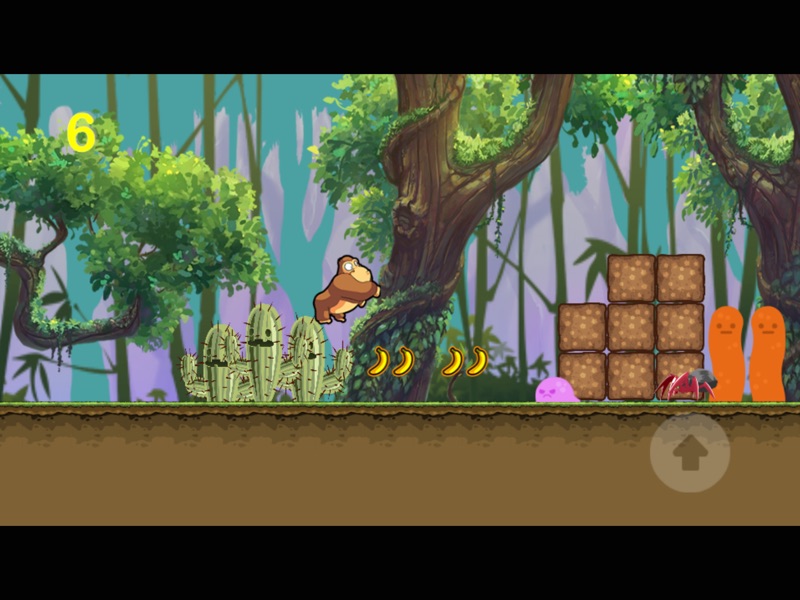 jogo da macaco comer banana na floresta animal screenshot 10