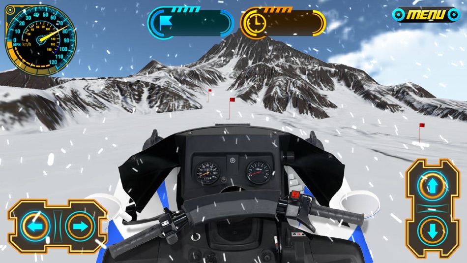 #1. Drive Snowmobile Simulator (iOS) 由: Alina Sapolgina