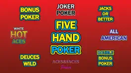 Game screenshot Five Play Video Poker apk