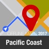 Pacific Coast Offline Map and Travel Trip Guide