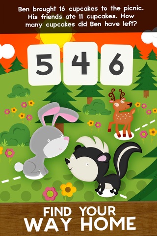 Animal Second Grade Math Games screenshot 4