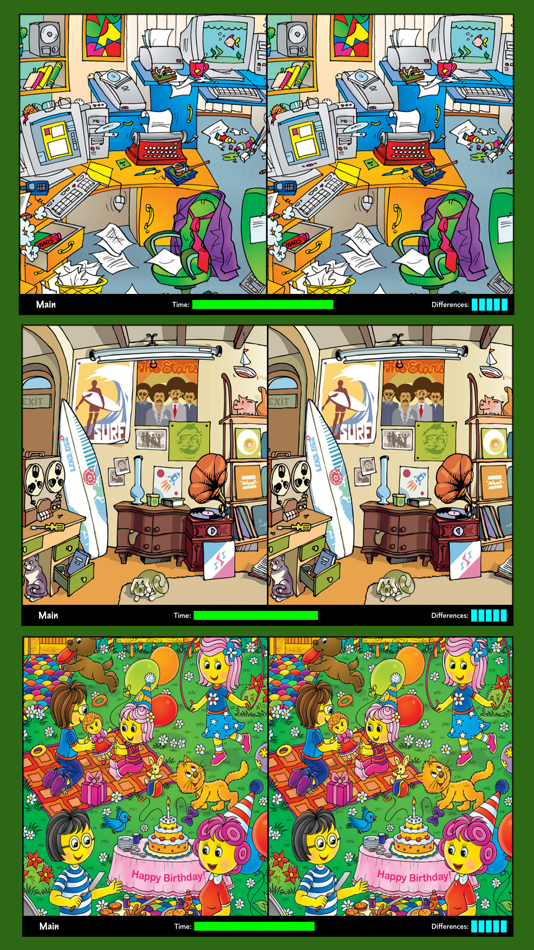 #5. What's The Difference? Spot Hidden Differences (iOS) Podle: Digital Bananas, LLC