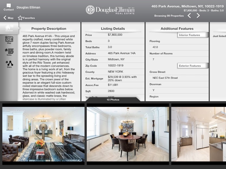 Douglas Elliman Real Estate for iPad