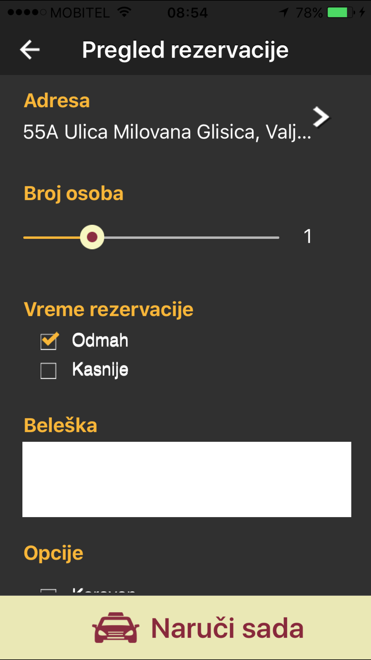 GRADSKI TAXI VALJEVO