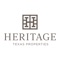 Download Heritage Texas Properties' app and discover a variety of different search options and filters, making it easier than ever to search for homes on-the-go in a variety of areas