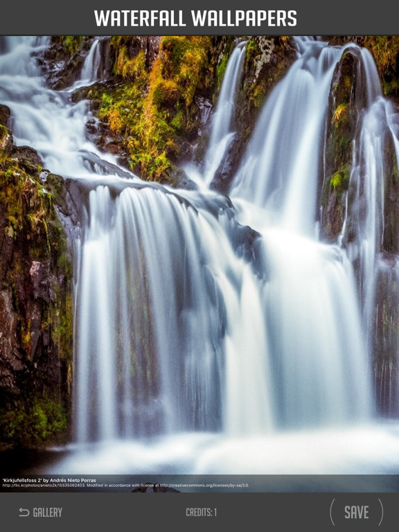 Screenshot #5 pour Waterfall Wallpaper