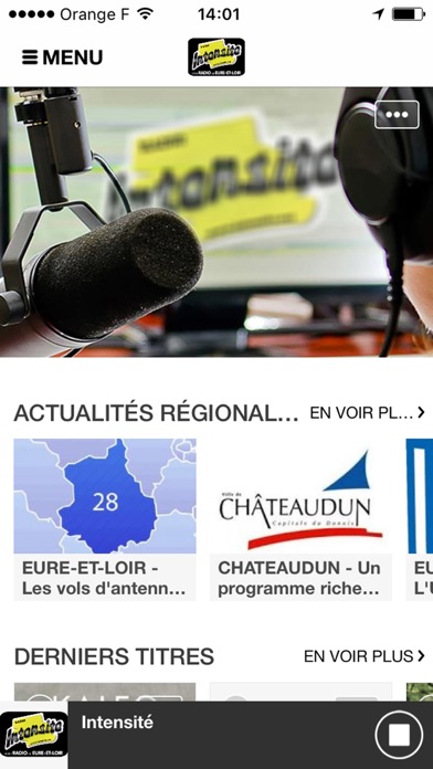 Screenshot #1 pour Radio Intensité