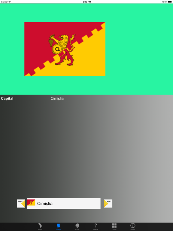 Screenshot #6 pour Moldova District Maps, Flags and Capitals
