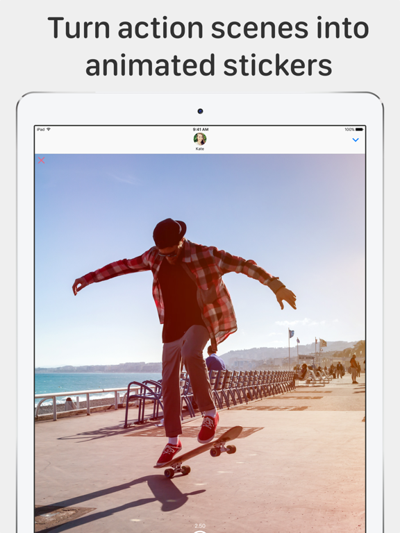 Animated Stickers by Stickit iPad screenshot