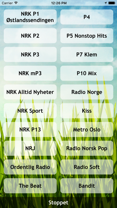 Radio - Alle norske DAB, FM og nettkanaler samlet Screenshot