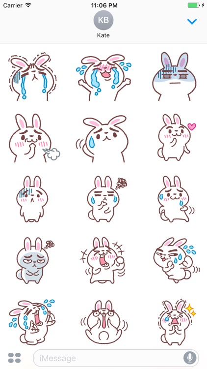 Lill The Funny In Love Bunny Sticker Vol 1