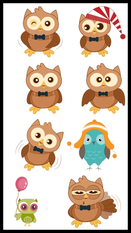 Owls Stickers