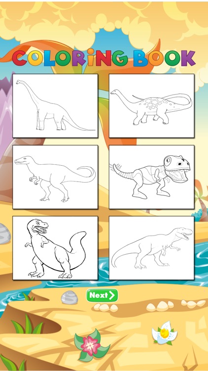 Coloring books Dinosaur For kid screenshot-4