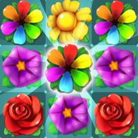 Flower Crush - Match 3 and Blast Garden to Bloom