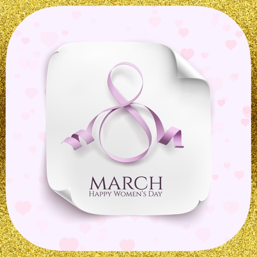 8 march international women's day greeting cards