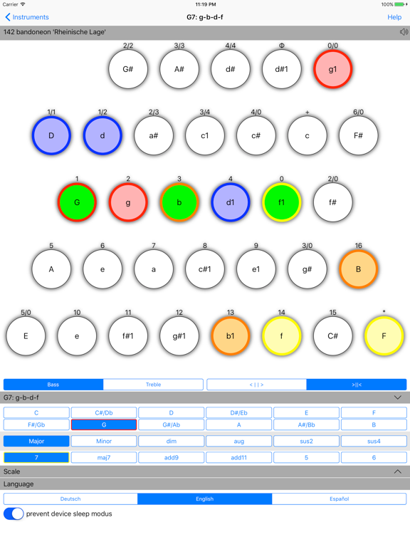 BandoChords iPad screenshot 4 - Music app