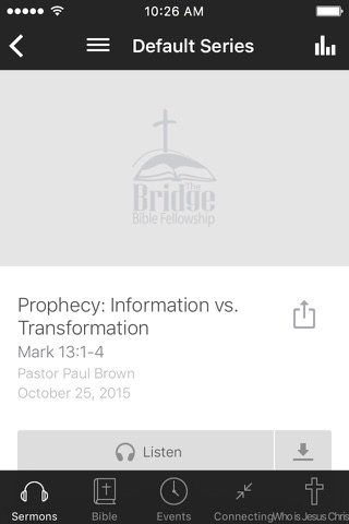 The Bridge Bible Fellowship screenshot 2