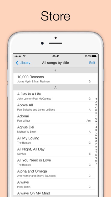 SongSheet - Chord chart songbook and set lists