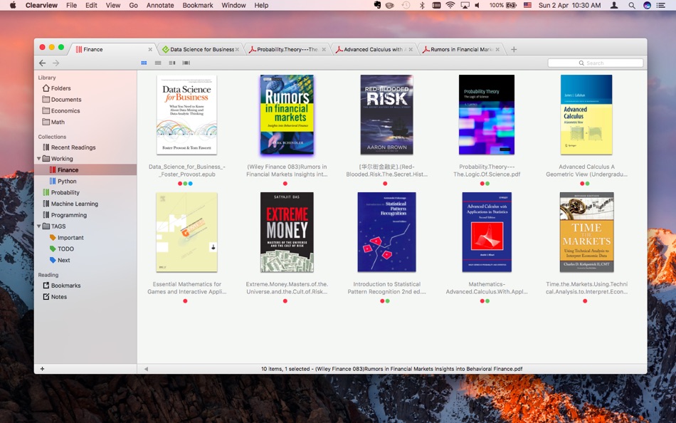 #1. Clearview (macOS) 由: 书毅 钟