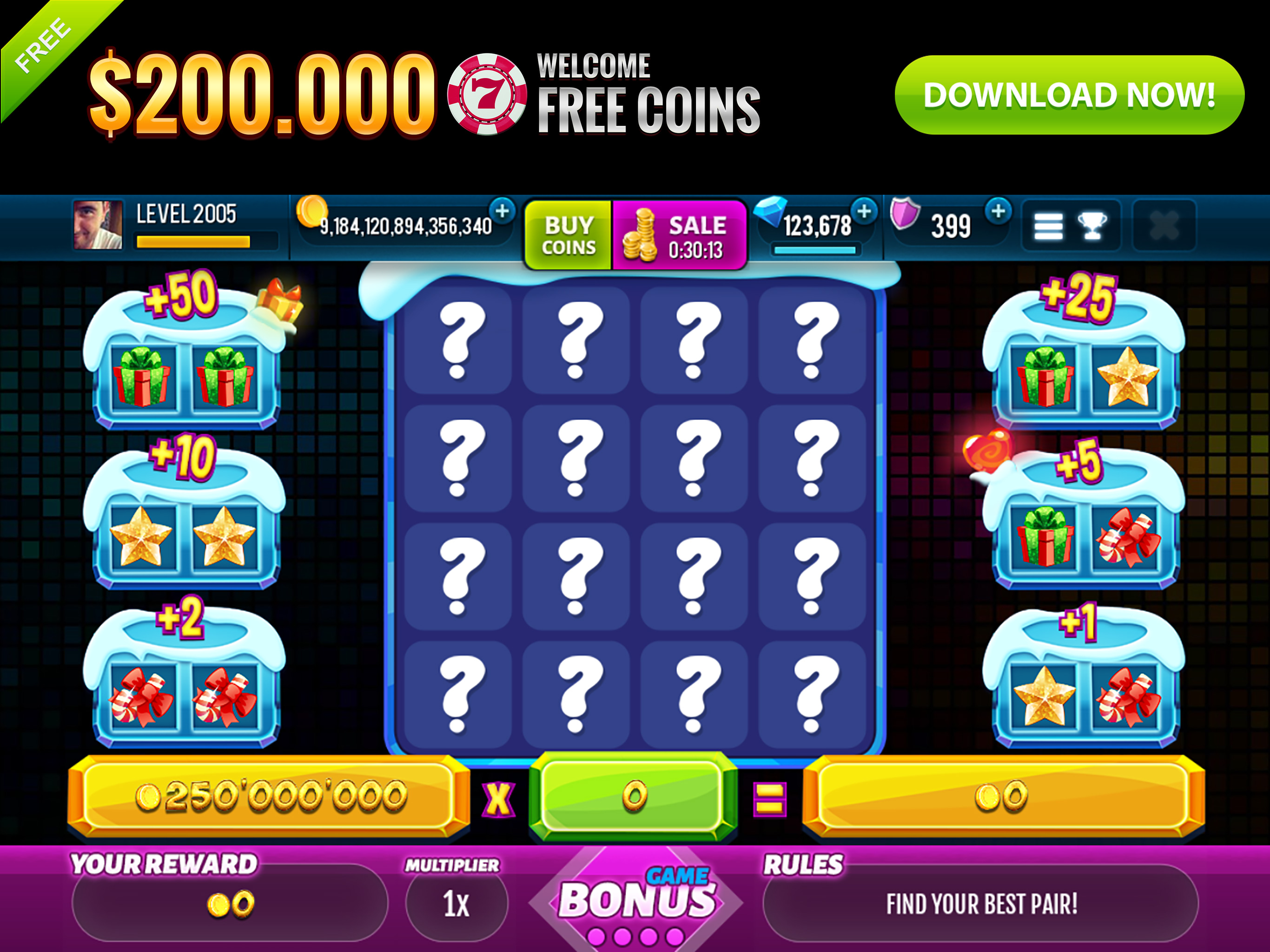 Rich Santa Slots: Vegas Casino screenshot 8