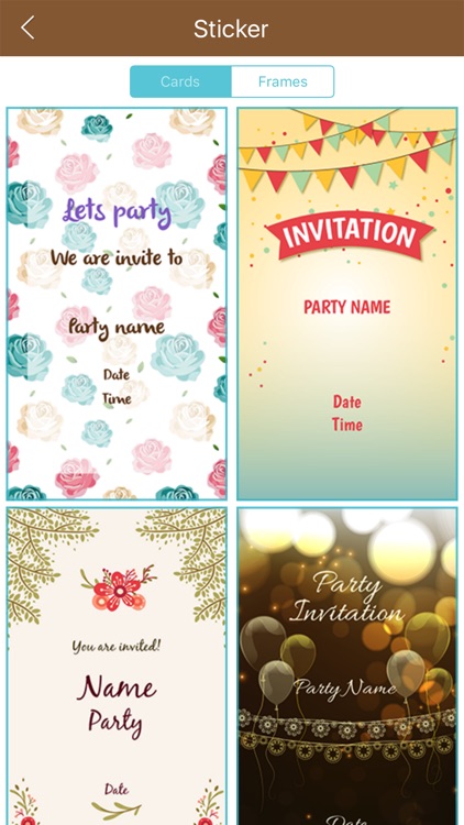 Party Invitation Card Creator HD