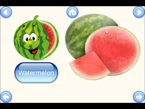 Screenshot #6 pour Fruit Words Baby Learning English Flash Cards