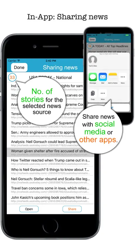 AllNews - Scrolling multiple RSS feeds