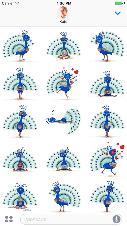 Peacock - Stickers for iMessage