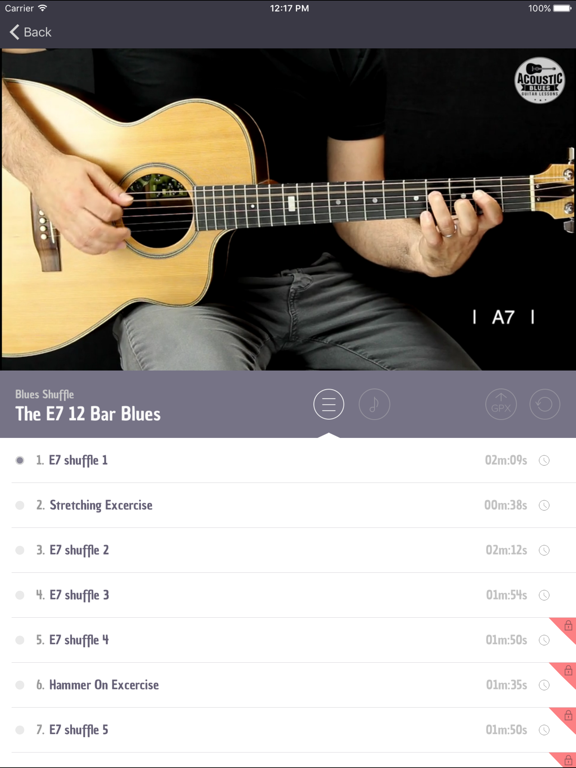 Screenshot #6 pour Acoustic Blues Guitar Lessons