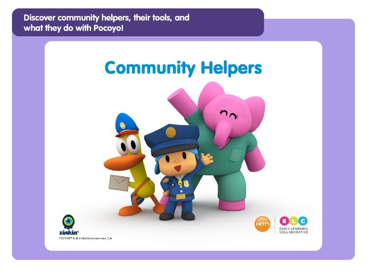 Pocoyo Playset -  Community Helpers