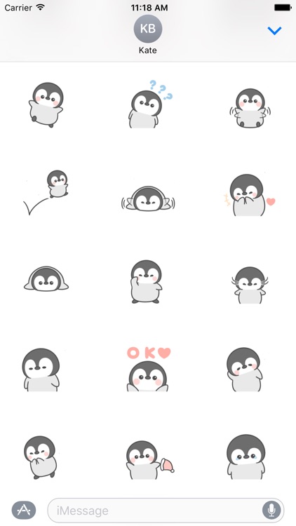 Lovely Penguin Animated Sticker