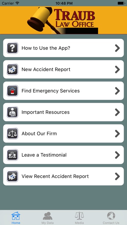 Injury Help App by The Traub Law