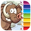 Mammoth Coloring Page Game Free Drawing
