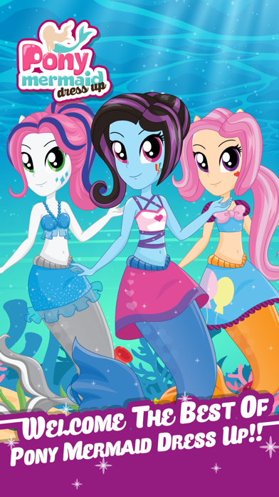 Screenshot #1 pour Pony Dress Up Game for Girls - Create Your Mermaid