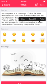 Personal Journal - Diary, images, notes screenshot