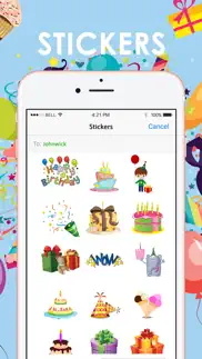 How to cancel & delete happy birthday emoji stickers for imessage 1