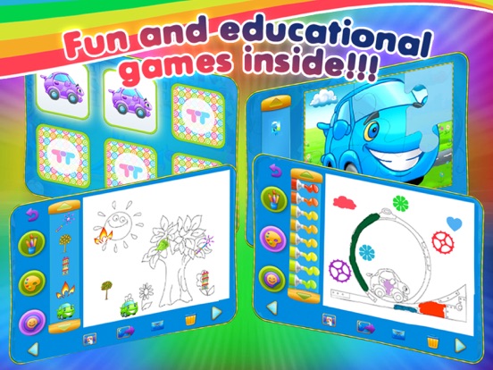 Screenshot #5 pour Rainbow Cars - Learn Colors